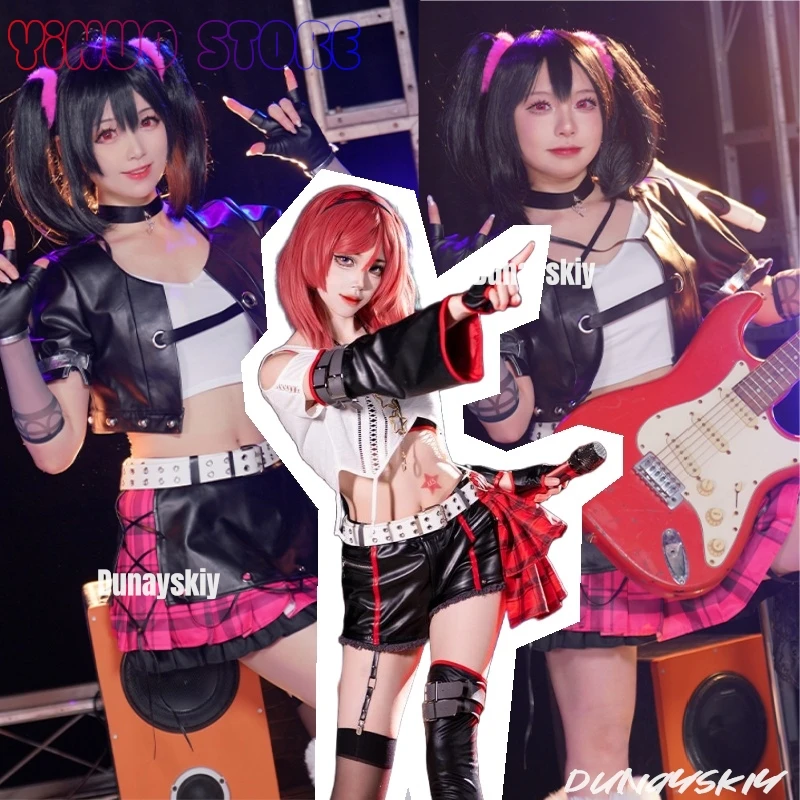 

Nico Yazawa Cosplay Anime Loveee Live ! Costume Gothic Lolita Skirt Women's Dresses Princess Dresses Anime Outfit Wig Prop Suit