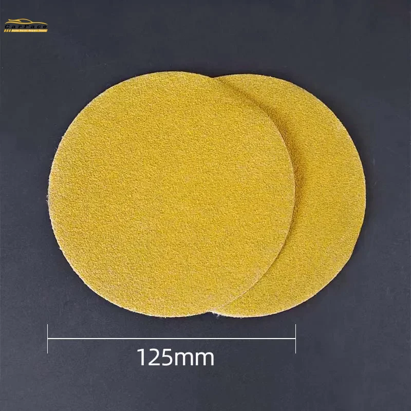 10Pcs 5 Inch Sanding Disc Wet Dry 80-600 Grit Sandpaper 125mm Hook Loop Aluminum Oxide Sandpaper for Drill Grinder Rotary Tools