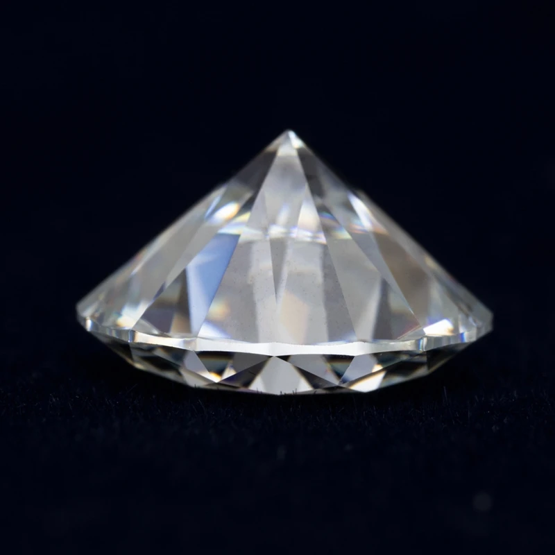 Quality Moissanite Diamond certified 0.5CT 5.0MM D Color VVS1 Round Brilliant Cut Real Moissanite Loose Gemstones With Report