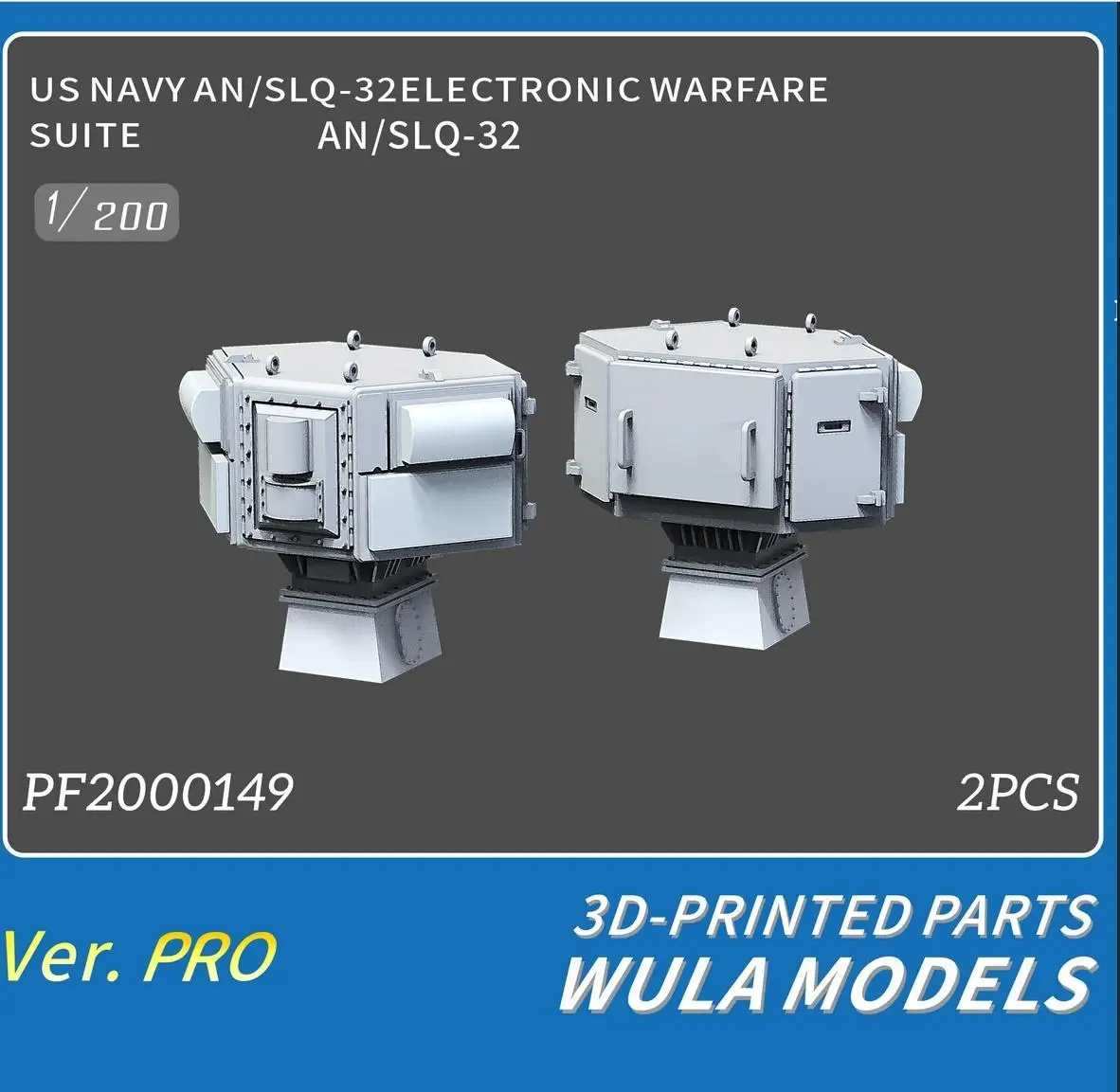 WULA MODELS PF2000149 1/200 US Navy AN/SLQ-32 Electronic Warfare 3D Printed Parts