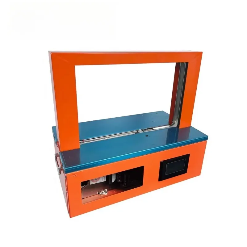 

Automatic Banding Machine Mini Strapping Bundler for Paper Tape Card Carton Box Durable Efficient Industrial Packaging Equipment