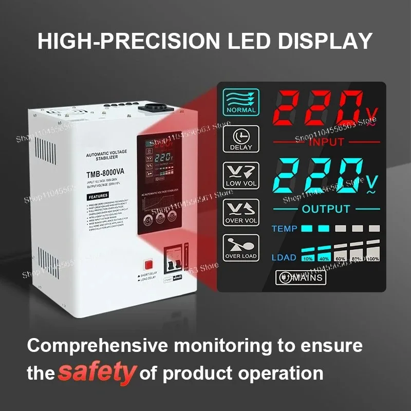 Hot-selling single-phase 1000VA 3000VA 5000VA 8000VA regulator AC 220V avr automatic regulator