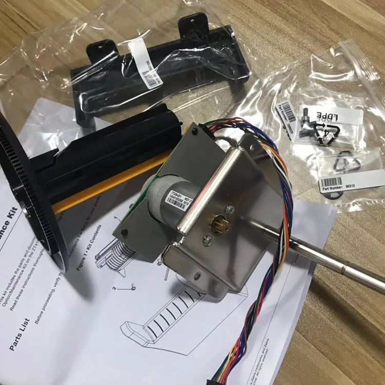 ملحقات الطابعة الحرارية Zebra ZT 410 الأصلية مقشرة ومكملة