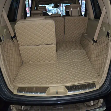 

Good quality, Custom car trunk mats for Mercedes Benz GL 500 X166 2015-2013 7 seats cargo liner mat boot carpets for GL500 2014