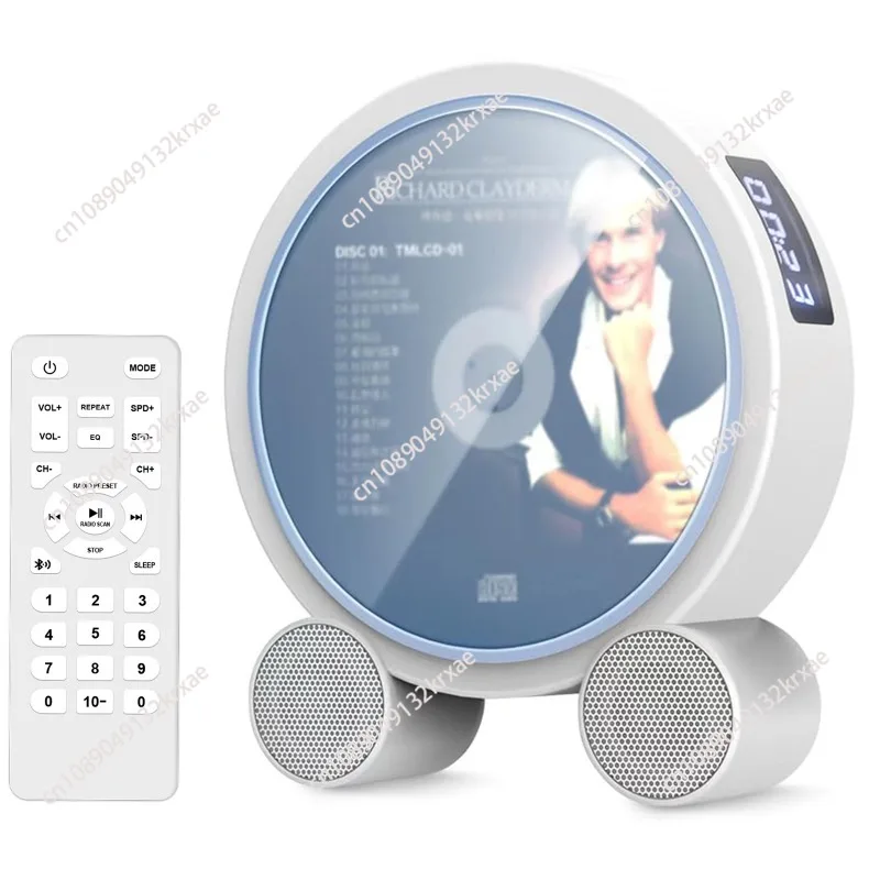 

Портативный CD-плеер для дома с Bluetooth, для прослушивания музыки и обучающих аудиокассет