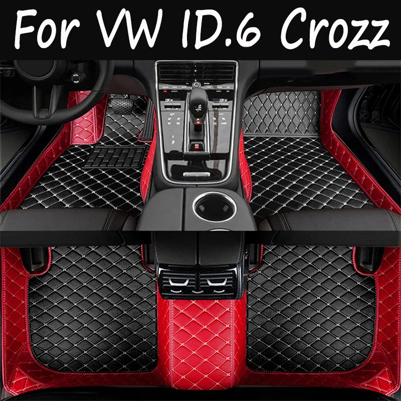 

Car Floor Mats For VW Volkswagen ID.6 Crozz 2021 Custom Auto Foot Pads Automobile Carpet Cover Interior Accessories