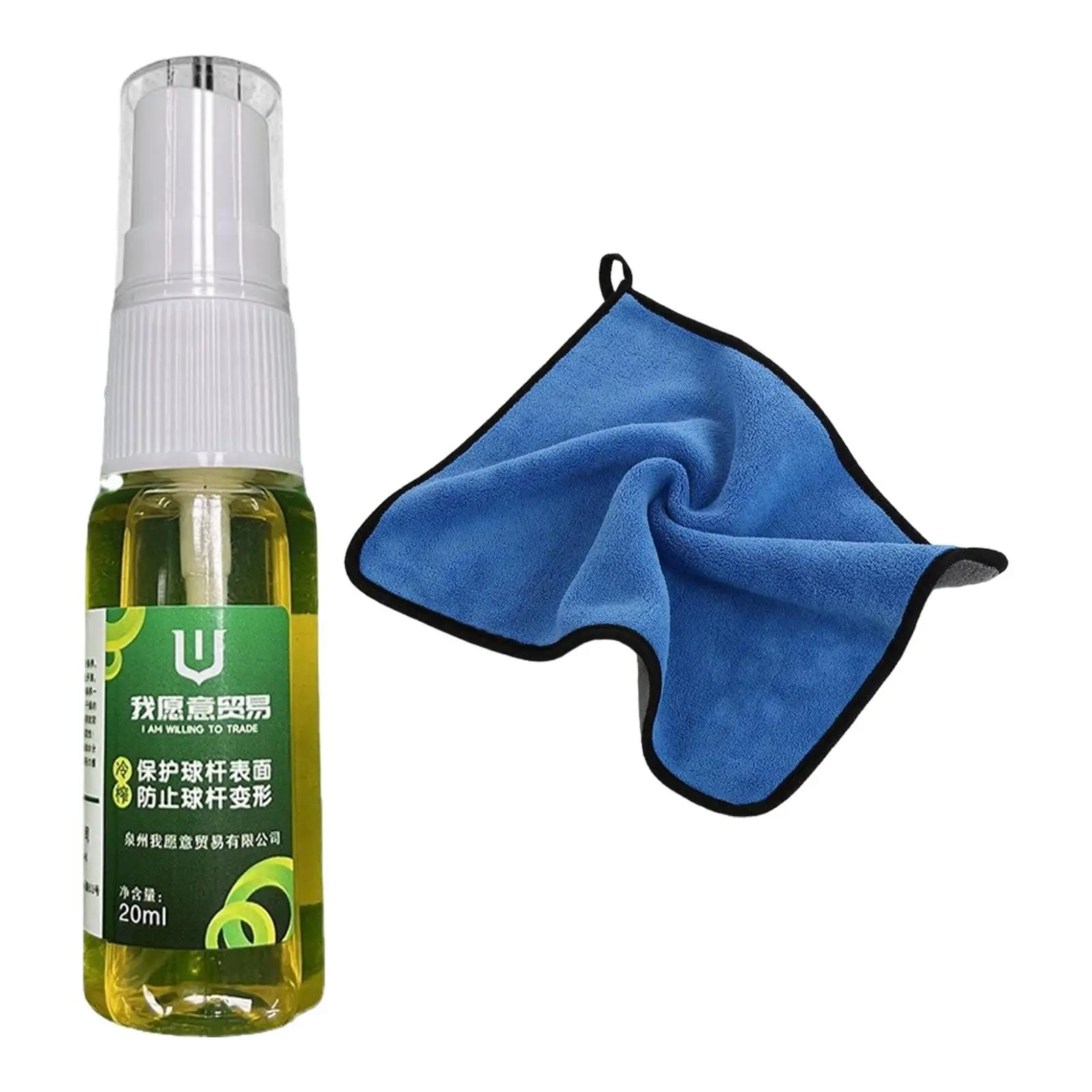 Billiards Pole Polish Oil Dust Removal Oil Anti-deformation with Polishing Cloth