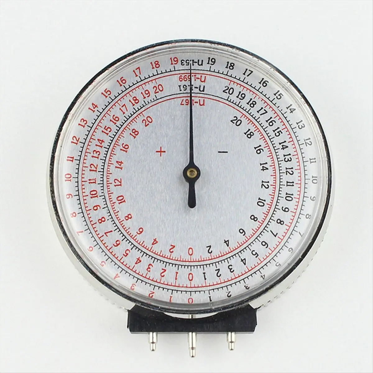 HGHO 4-in-1 Lens Clock Radian Apparatus Measurement Gauge for Index 1.53 1.599 1.61 1.67 Lens Power Measurement Tool