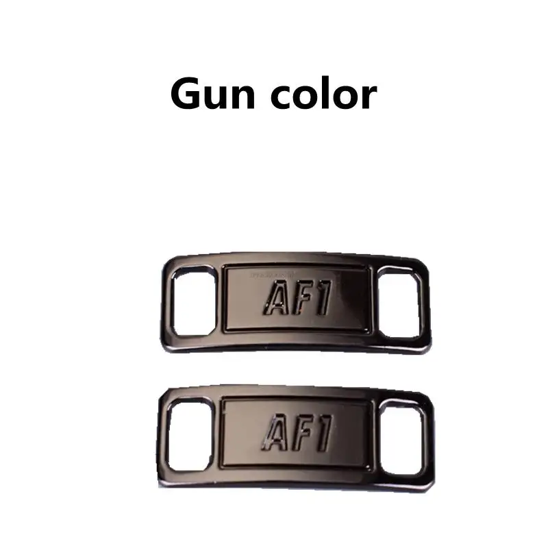 1 Paar AF1 Diamant Schuh Charms Mode Schnürsenkel Schnalle Qualität Metall Schnürsenkel Dekorationen Chapa Air Force One Schuhe Zubehör