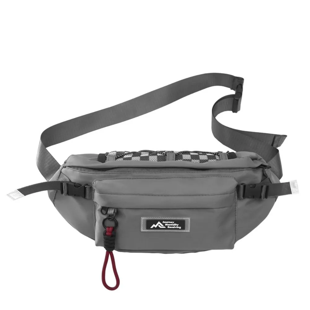 

Fashion Casual Men's Chest Bag Waterproof Commuting Nylon Shoulder Bag Large Capacity Lightweight Crossbody Fanny Pack Travel