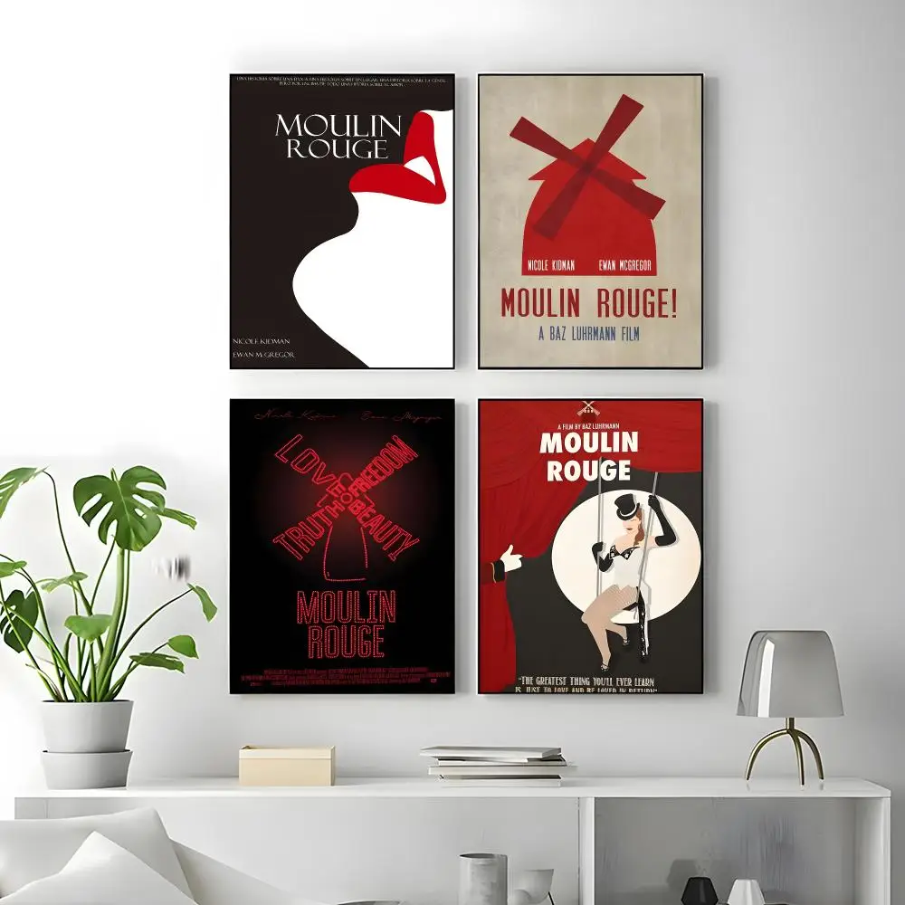 Movie M-moulin Rouge Poster Poster High Quality Wall Art for Home Office Bedroom Living Room Perfect