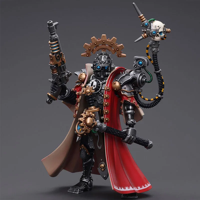 JOYTOY Warhammer 40K 1/18 Adeptus Mechanicus Skitarii Marshal Action Figure Mini 10.8cm Soldier Figurine Model Toy