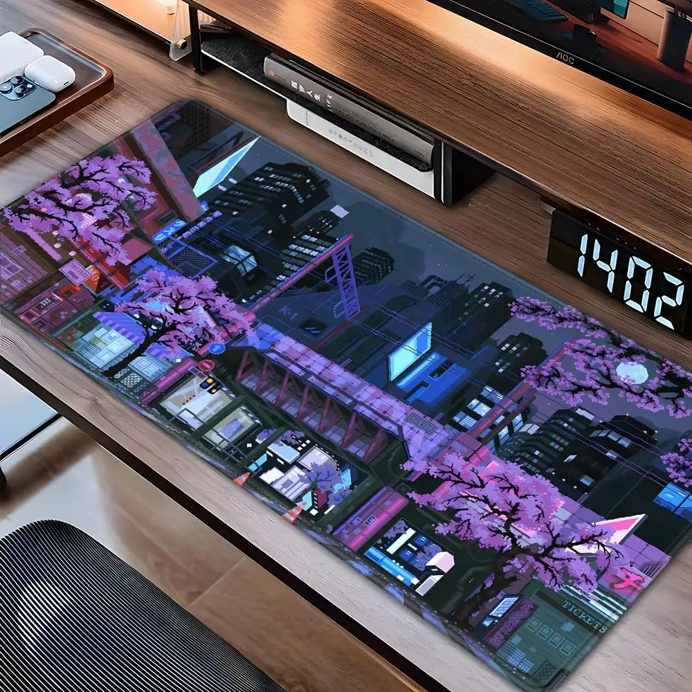 

China's hot-selling mouse pad Pixel Art Animation Beautiful XXL Game Exclusive MousePads PC Computer pad Non-slip Decor