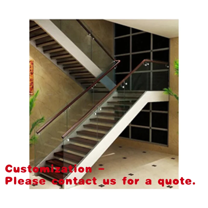 

custom.Modern Double Stringer Floating Stairs with Tempered Glass Contemporary Luxury Interiors