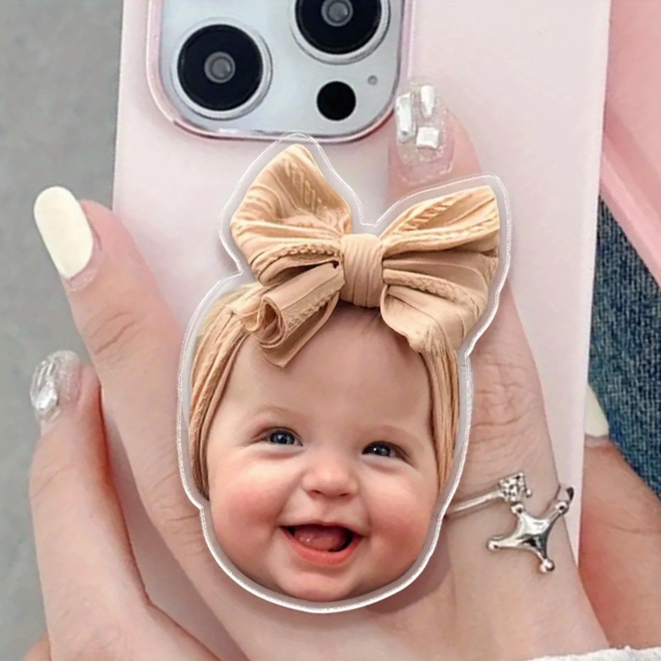 Custom Baby Photo Phone Holder - Dual Phone Holder recension och pris