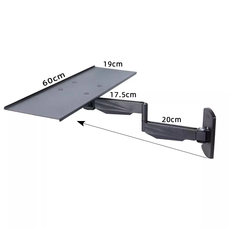 WH01 Wall Mount Keyboard Support 2 in 1 Monitor Keyboard Holder Arm