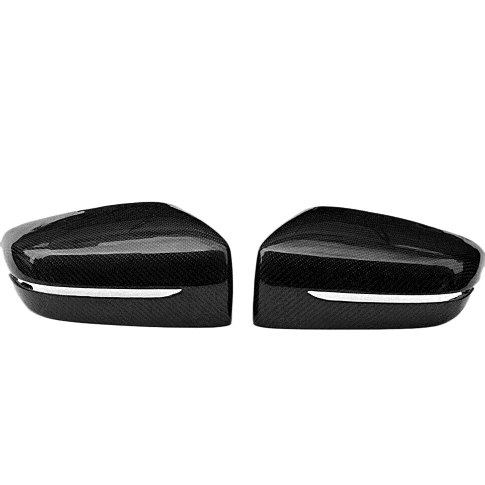 

Car Carbon Fiber Side Rear View Mirror Cover Replacement For-BMW 5 Series G11 G12 G30 G38