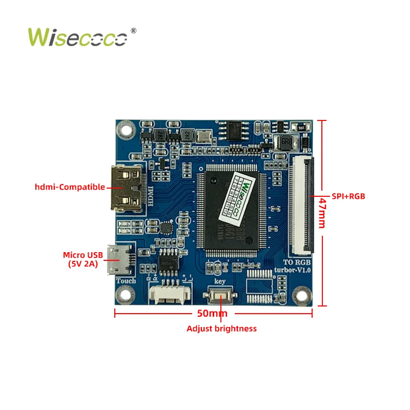 Factory Price 6.2 Inch Bar Type TFT LCD Module 360x960 RGB Interface Display 430cd/㎡ Brightness IPS LCD Screen - view 4
