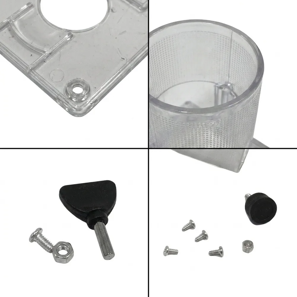 For M3700B Woodworking Router Trimming Machine Bases Transparent Cover Electric Engraving Machine Protective Shell