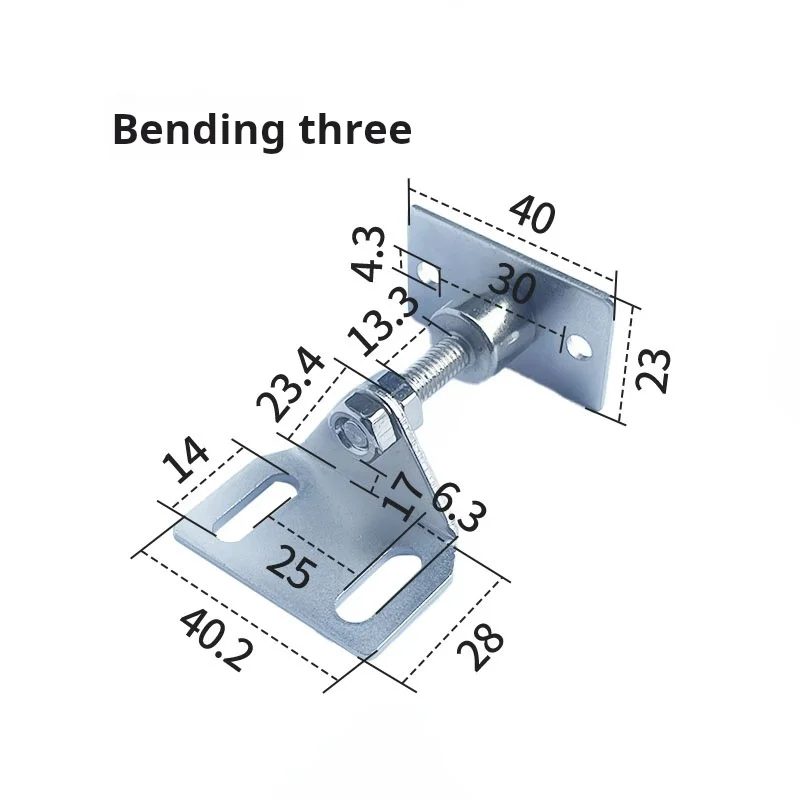 Screw Type Magnet M6 Threaded Aluminum Profile Door Suction Adjustable Door Suction Resistance Folding Door Collision 3040
