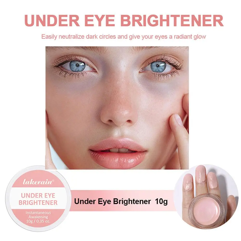 Eye Concealer Under Eye Brightener Correction Cosmetics Hydrating Eye Brightening Concealer&Contour Cream Full Coverage