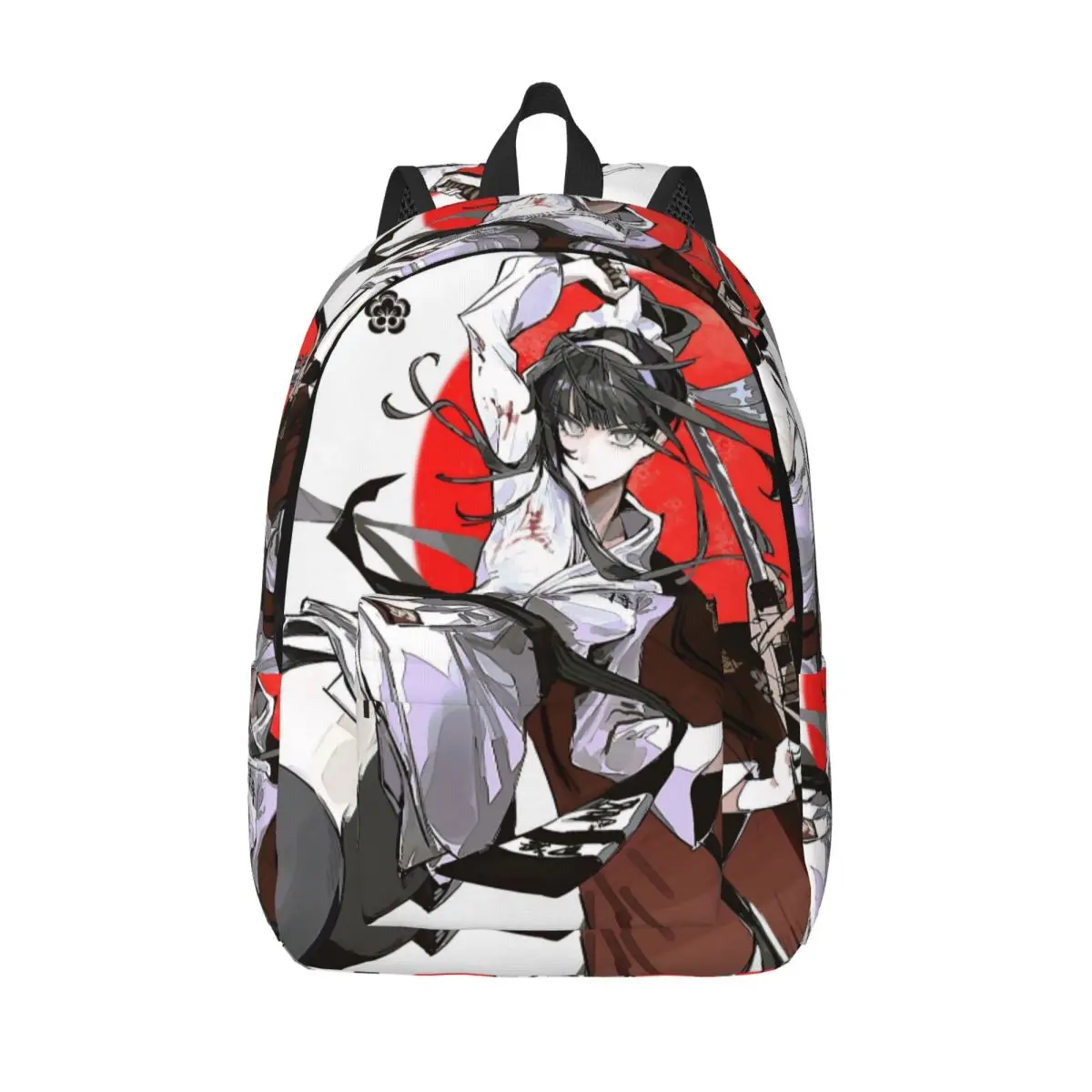 Kyoshika Magadori HUNDRED LINE Backpack Middle High College School Student Anime Game Book Bags Men Women Daypack Outdoor