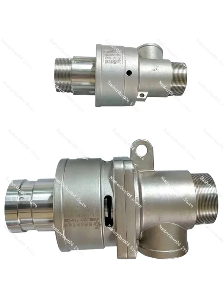 Machinery 304 Stainless Steel High-speed, High-pressure and High-temperature Water Threaded Flange Connection 360-degree