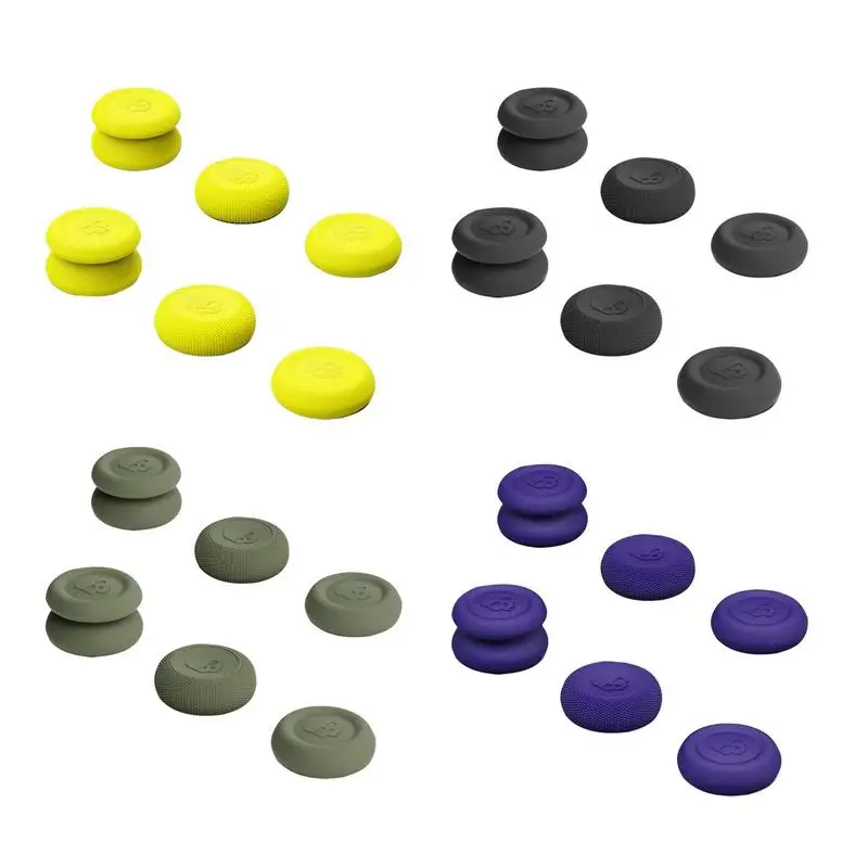 

3 Pairs Cover For Ally Joystick Skidproof Thumbstick Grip Caps Silicone Protector Cover Soft Game Console Joystick Thumb Grip