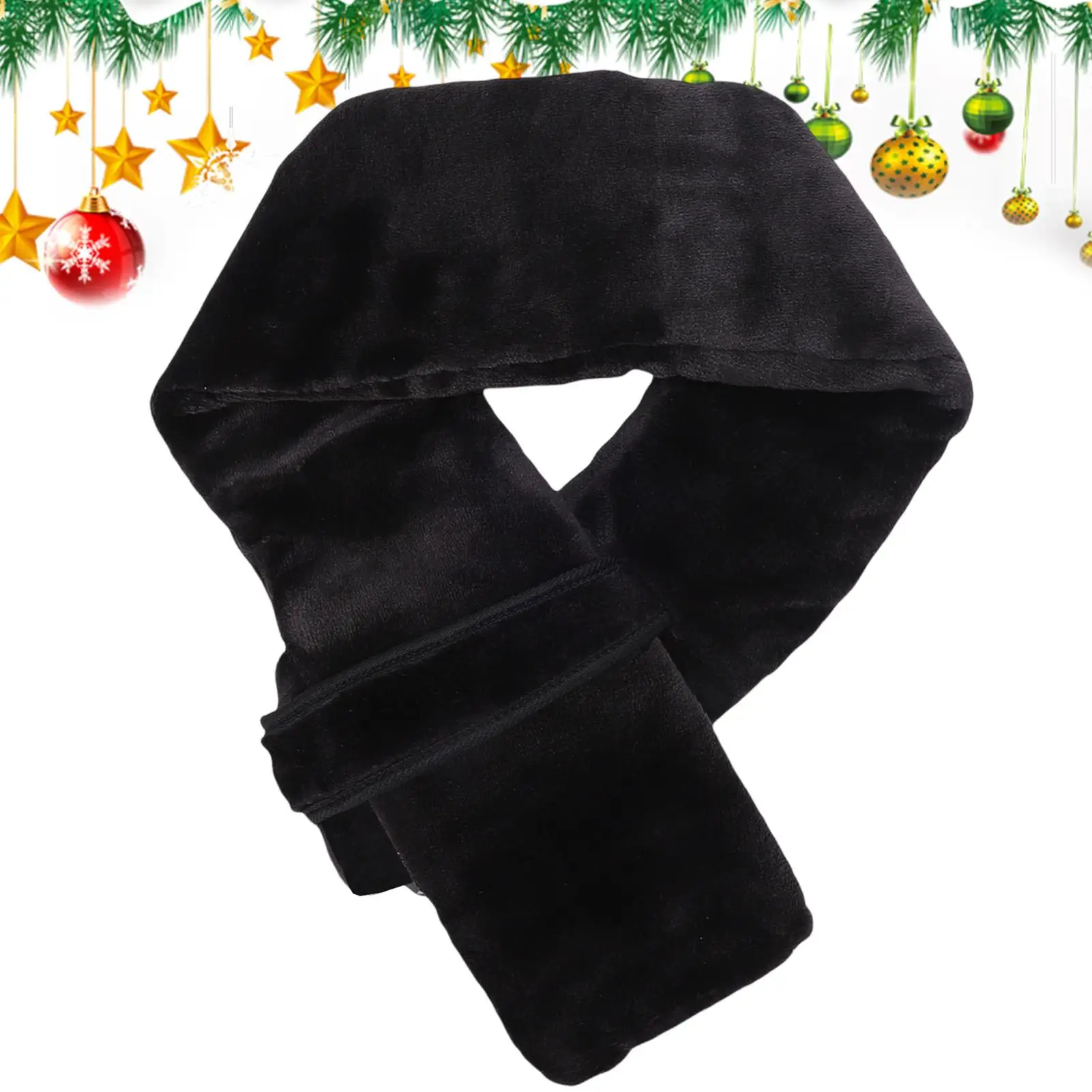 وشاح ساخن لتدفئة الرقبة مع 3 مستويات تسخين محمولة ناعمة لاسلكية لتدفئة السفر اليومي والتنقل في الطقس البارد في الهواء الطلق