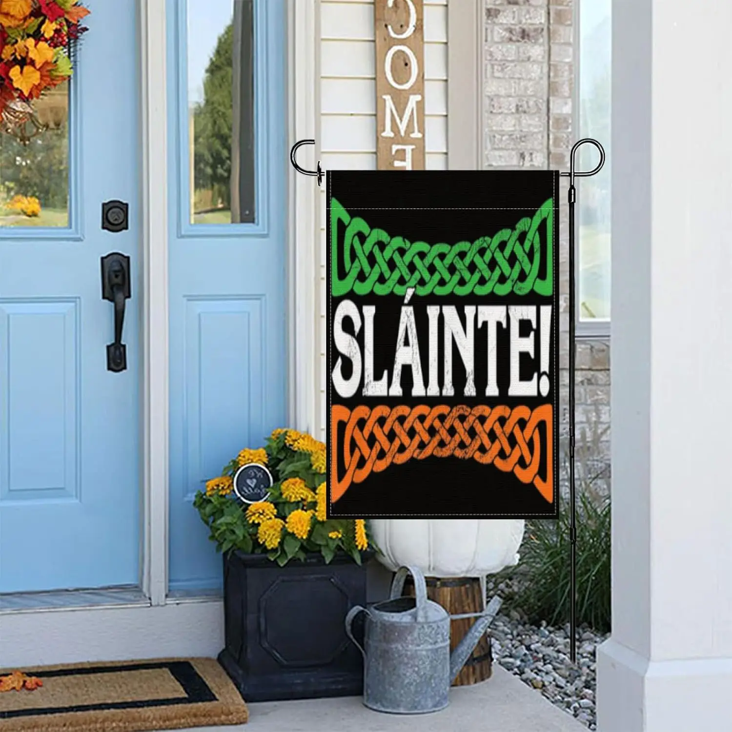 Irish Slainte Bird SKT Patricks Day Garden Flag,12x18 Inch Funny and Unique Design for Garden Lovers ZZM