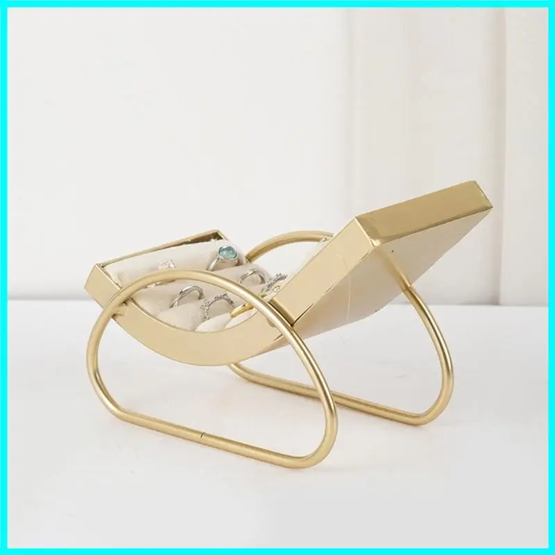 Sofa Shaped Jewelry Box Beautiful Earrings Display Stand Jewelry Case Jewelry Storage Organizers for Fashionable Jewelry
