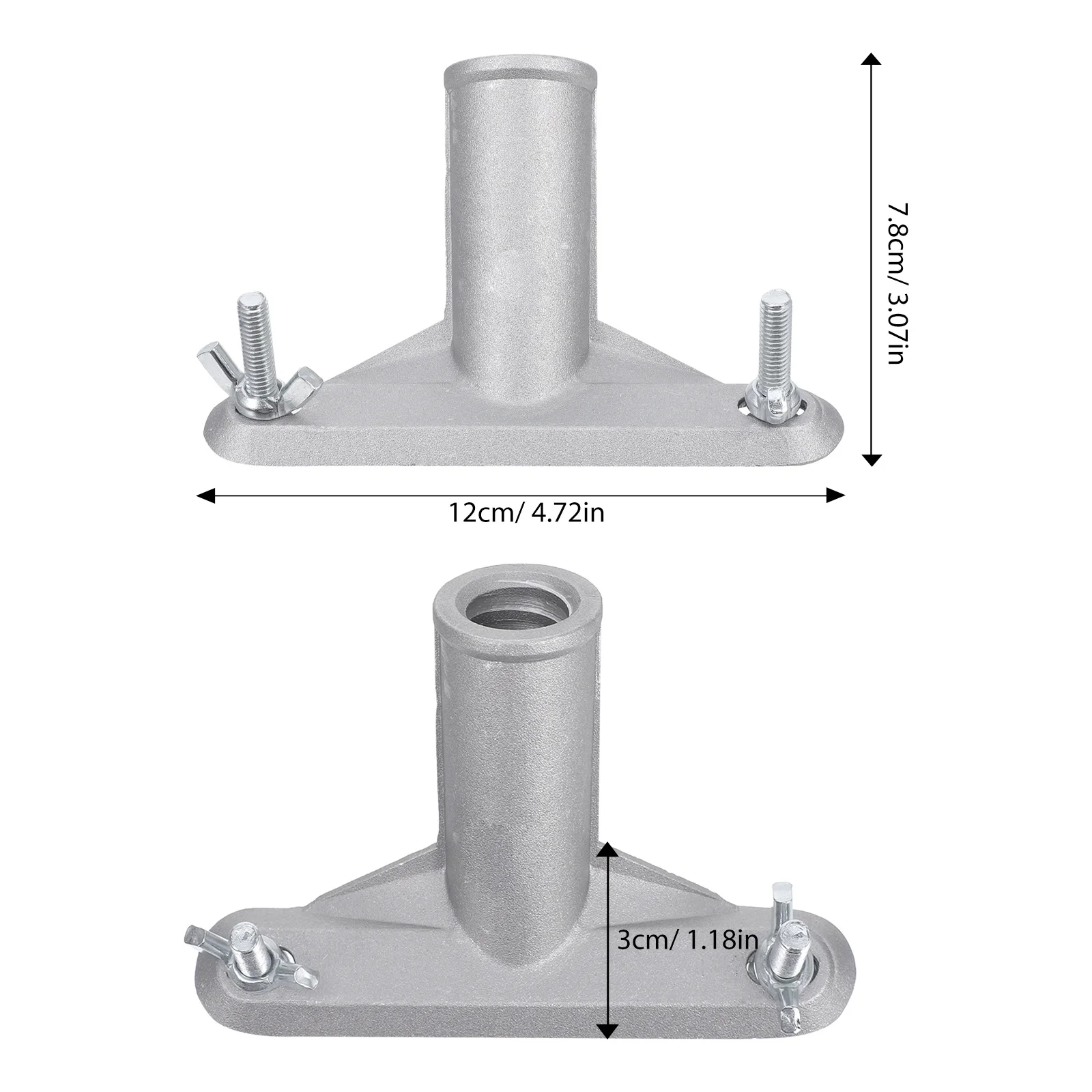 Адаптер роликовой щетки для удлинителя, соединитель головки метлы из алюминиевого сплава, замена наконечника с металлической резьбой для ручки метлы
