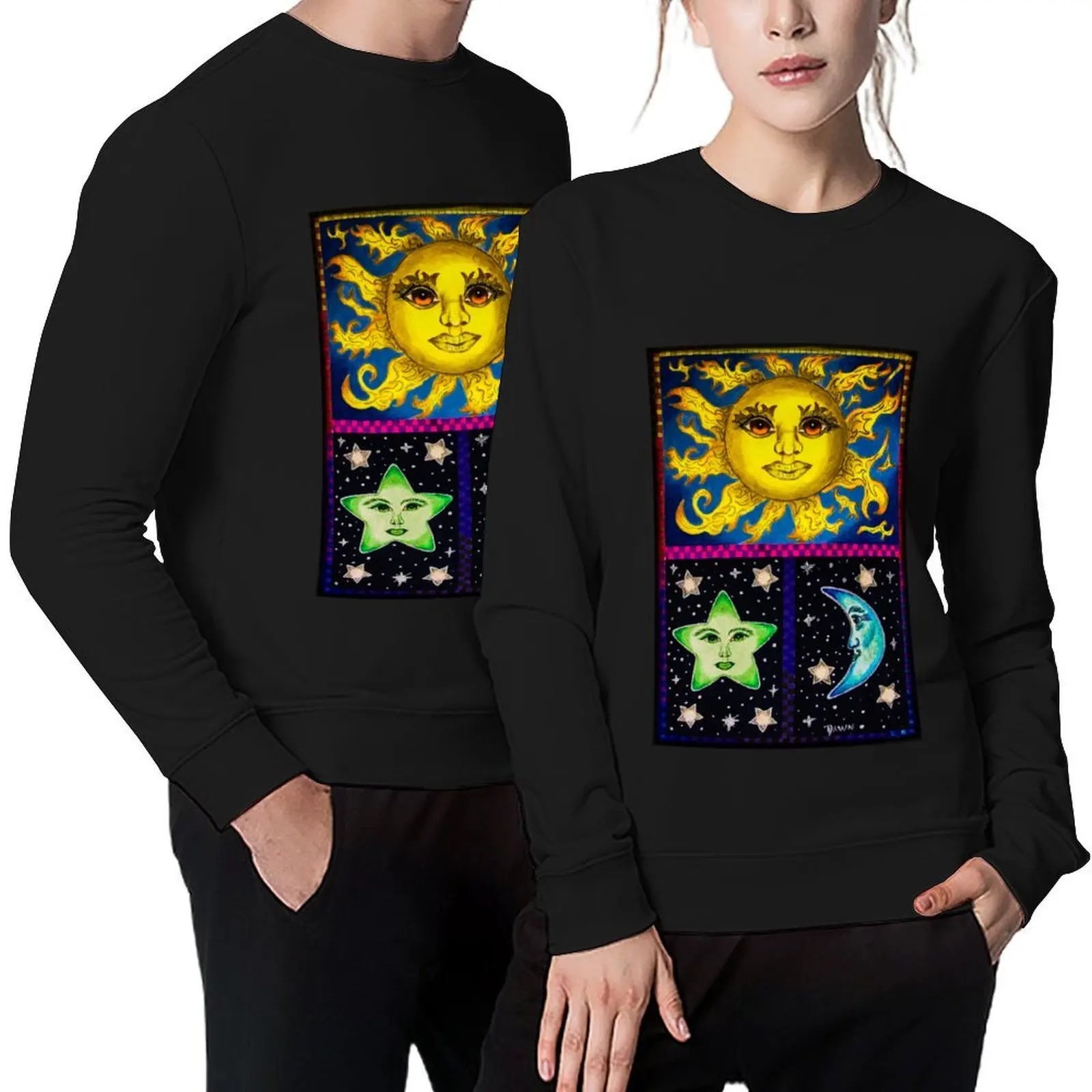 

Celestial Skies Pullover korean style clothes male clothes korean autumn clothes mens clothing men sweatshirt