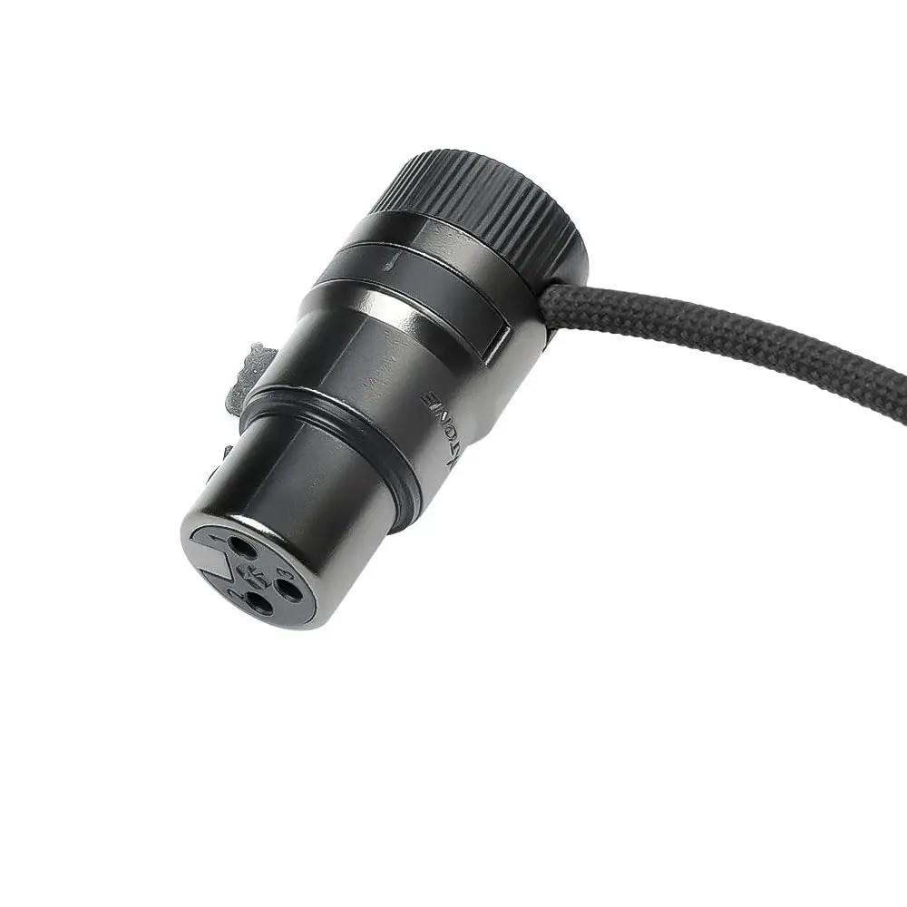 

Alvin's Cables Rotatable Low-Profile XLR 3 Pin Male to Female Ultra-Flexible Cable, Aramid-Reinforced for Sony|Canon|Blackmagic