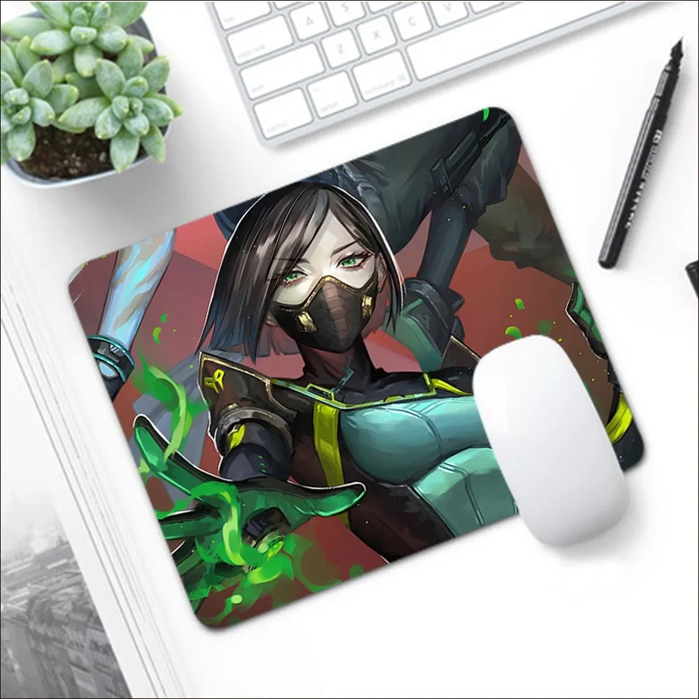 Valorant Game Mousepad Small Office Computer Desk Mat Table Keyboard Big Mouse Pad Laptop Cushion Non-slip Deskpad Home Decor