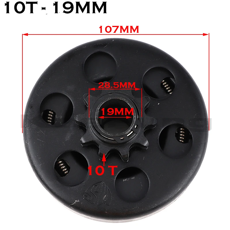 Embrayage de moteur intégré JOKey, 19mm, 20mm, 10 dents, 12 dents, 3/4 