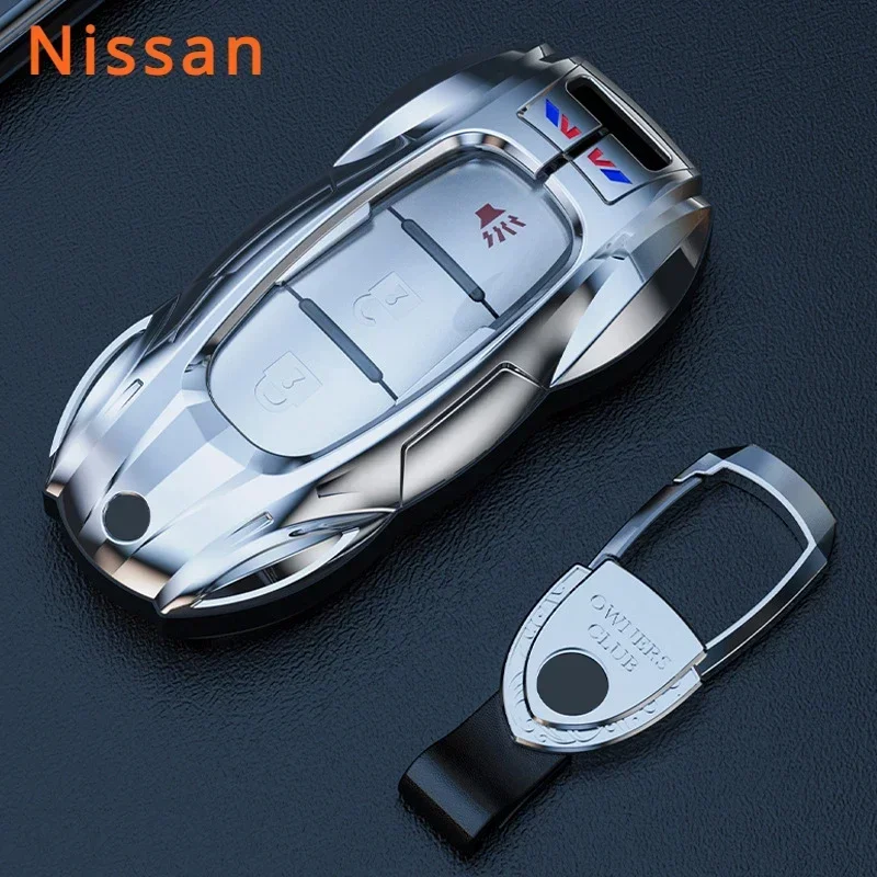 

Auto Accessories Car Key Case Cover for Nissan Leaf Micra Qashqai Juke J10 J11 X-Trail T32 Kicks Tiida Pathfinder Keychain