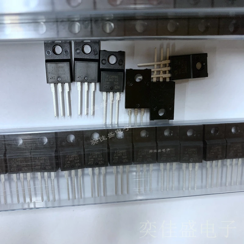 10pcs-50pcs STF11NM80 MOS Tube FET 11A 800V TO220F Silk Screen Printed 11NM80  New Original