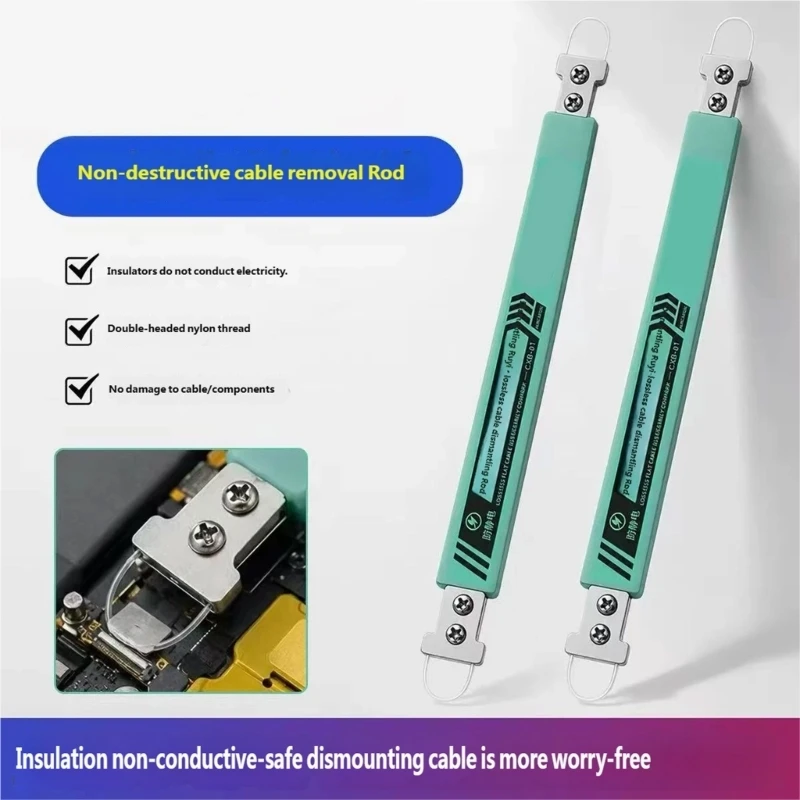 Cable Disassembly Tool Glass Fiber Double Ended Pry Tool for Delicate Phone Tablet and Small Electronics Repair M4YD