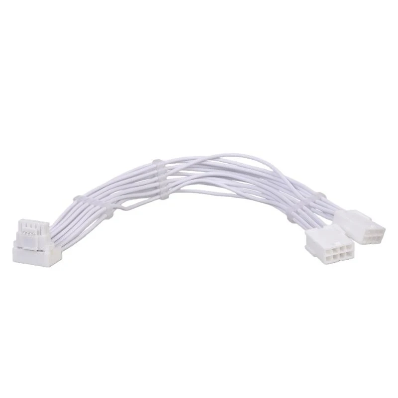 

5ASD для RTX4000 Series 2x 8PIN Женский до PCIE 5.0 12+4 16PIN видеокарта Кабель 12VHPWR PCIE 5.0 Прямой/локоть на головой