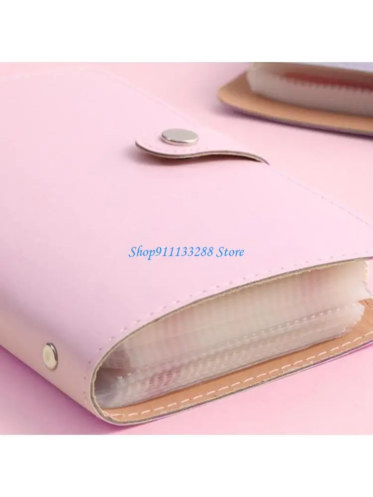 

G88D Paper Money Collection Album 50 Pockets Leather Money Holder Currency Collection Holder Paper Money Storage Book 7x5Inch