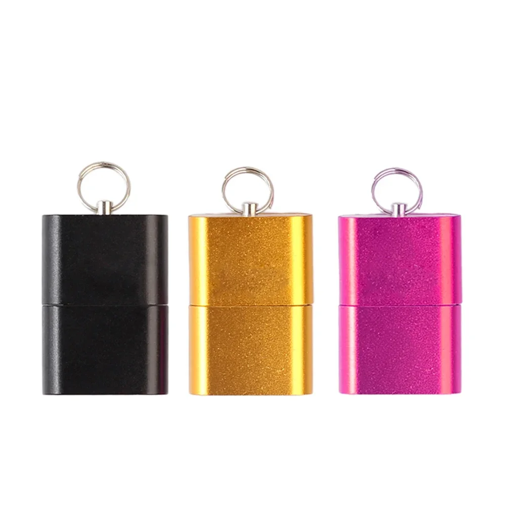 Mini Aluminium Alloy USB 2.0 T Flash TF Micro SD Memory Card Reader Adapter