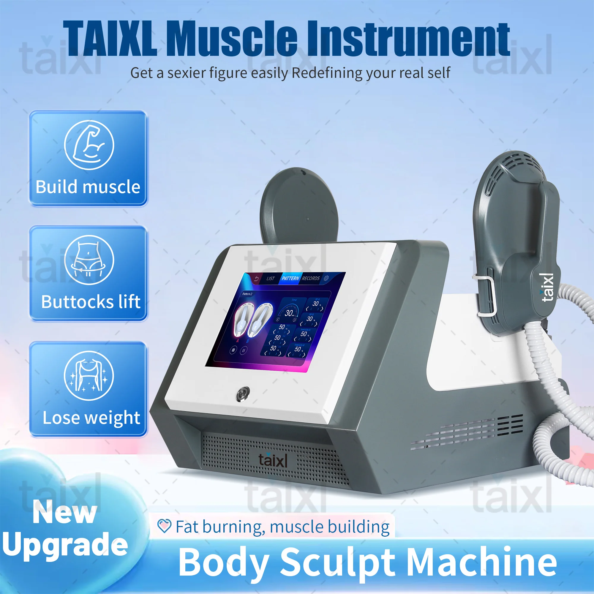 

New RF TAIXL Body Sculpting Machine Fat Weight Loss Massager 15 Electromagnetic Sculpt Slimming Muscle Stimulation Device
