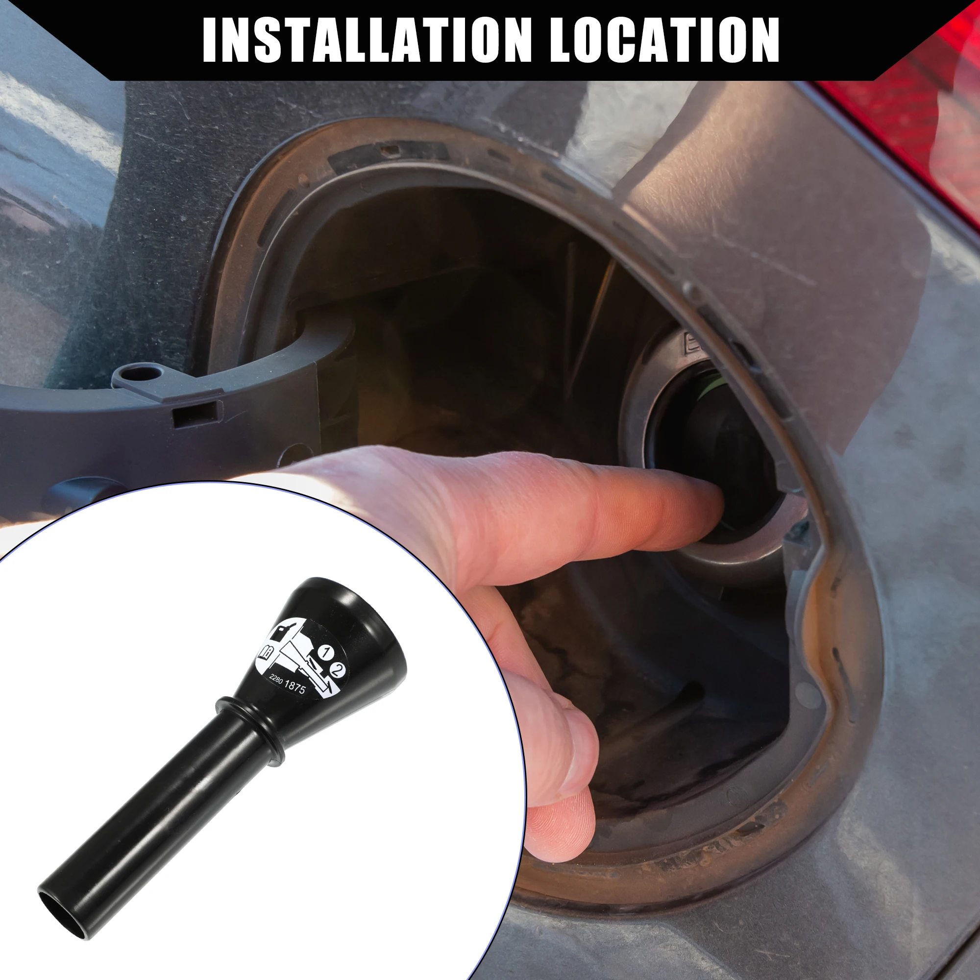 UXCELL 13580741   Pieza de embudo de llenado de combustible trasero para Cadillac Escalade ESV 2017-2022 para Chevy Blazer 2019-2022 para Chevy Tahoe