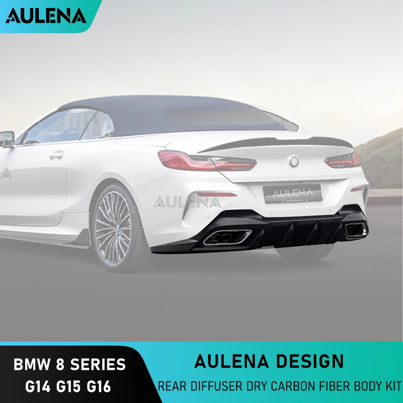 Aulena Design Dry Carbon Body Kit Rear Diffuser Rear Bumper Lip High Performance Full Dry Carbon For Bmw 8 Series(G14 G15 G16)