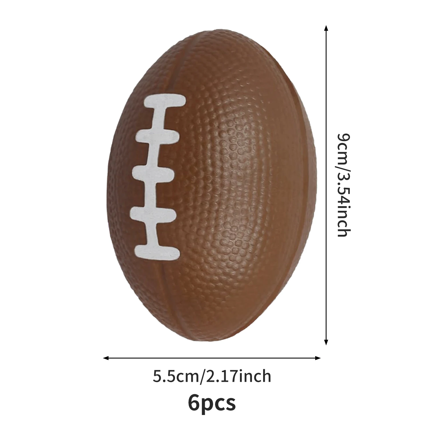 Mini foam squeeze rugby decompression anxiety Bulk mini rugby for parties and various holiday decorations
