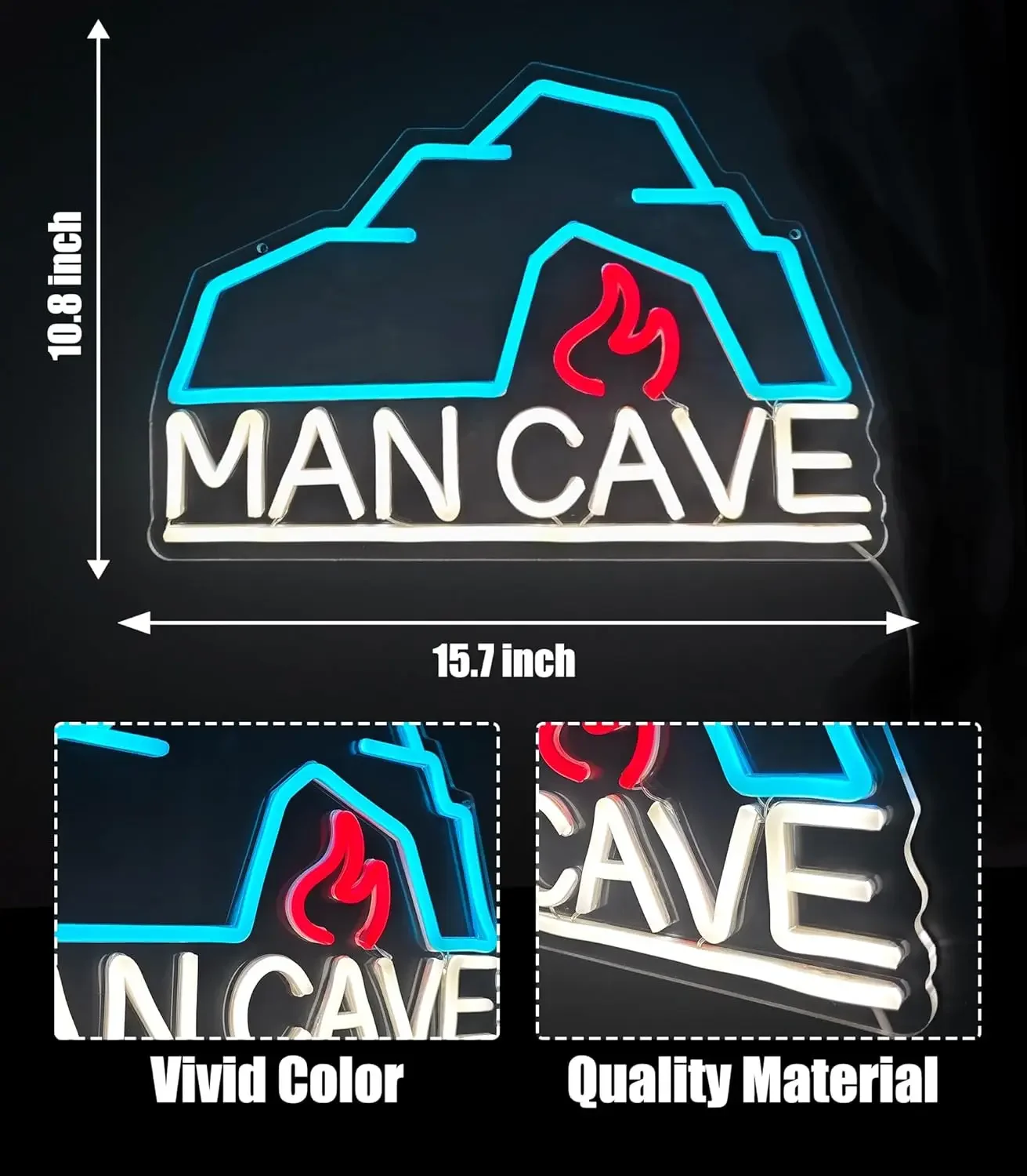 Cocktails Dreams Neon Sign Game LED Neon Light Sign for Man Cave Bedroom Game Room Christmas Gift Night Light Home decor
