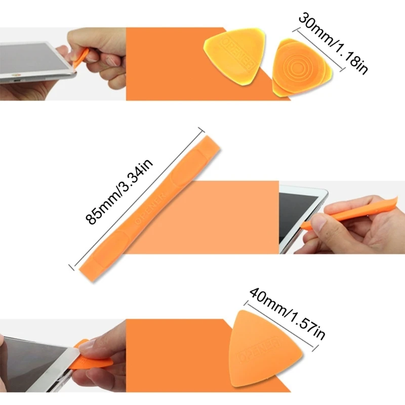 13 in 1 Spudger Plastic Pry Opening Tool for Laptops LCD Tablets