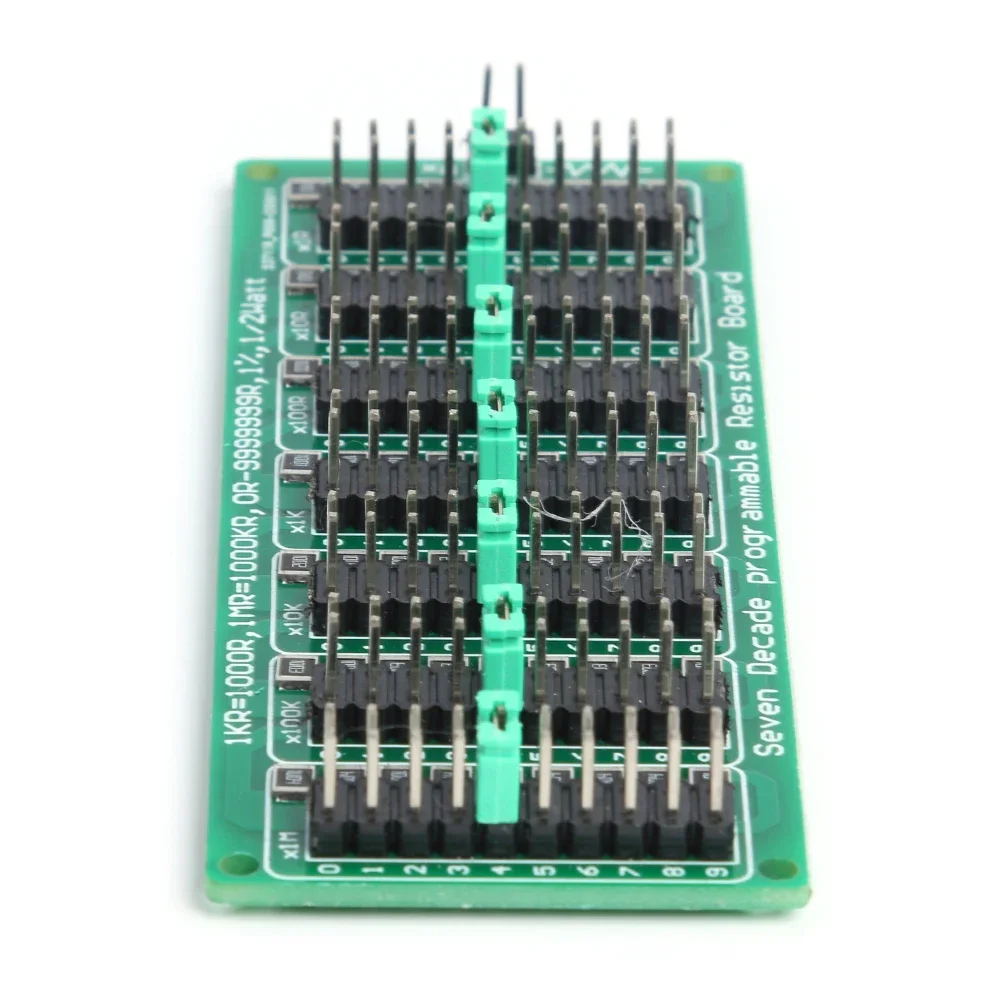 1-10pcs 7 Decade Resistor Board 1R-9999999R/1R Eight Decade Programmable Resistance SMD Resistor Slide Resistor Board Module