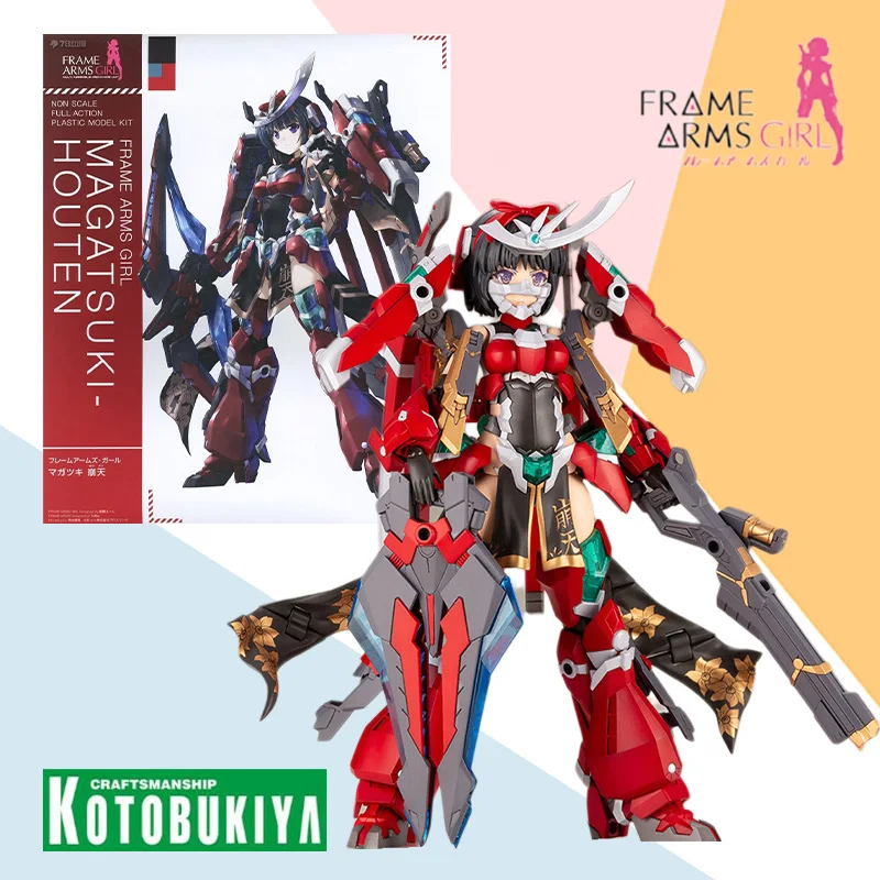 

Kotobukiya Original box FRAME ARMS GIRL MAGATSUKI HOUTEN Anime full Action Assembly Figure Robot Model Toy Gifts for Kids